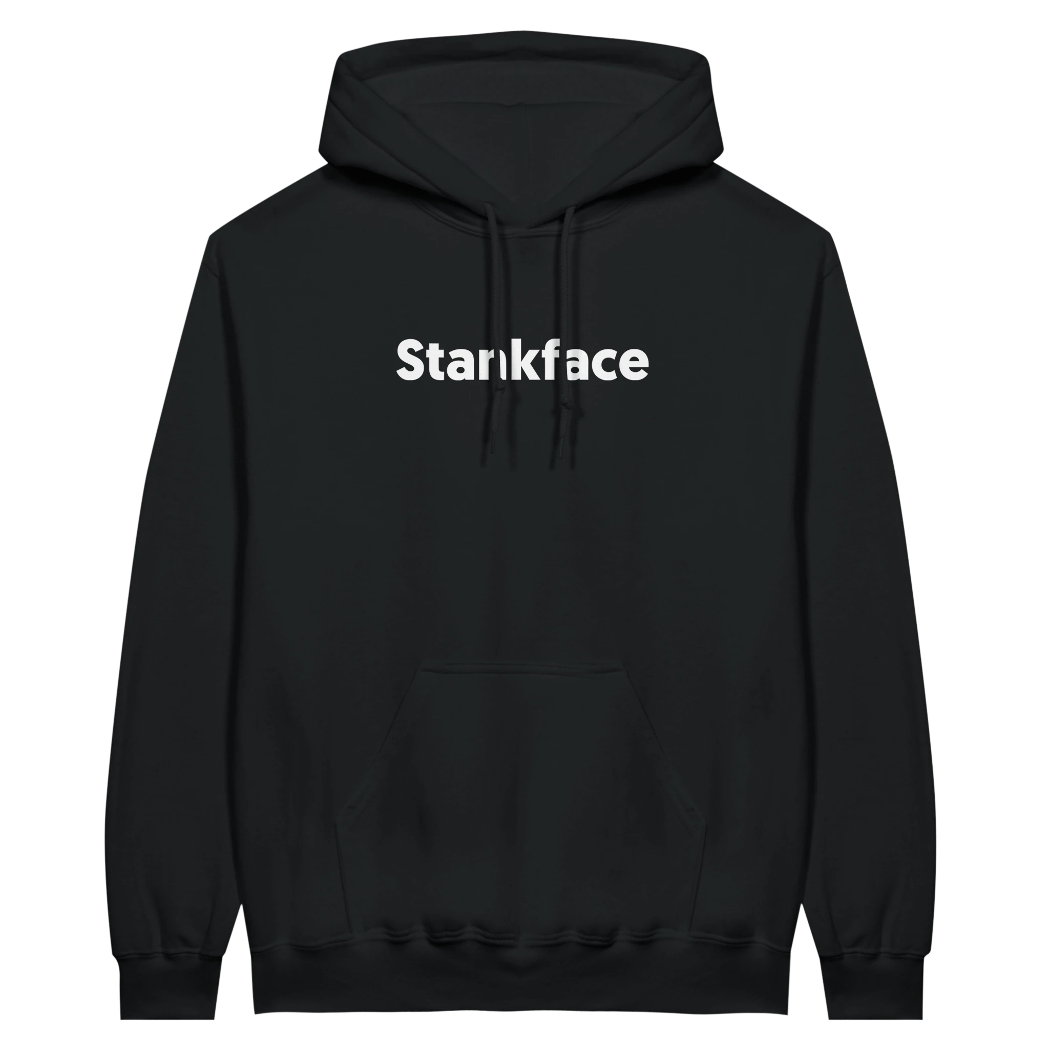 Stankface Originals black hoodie FRONT unisex fleece pullover music apparel UK