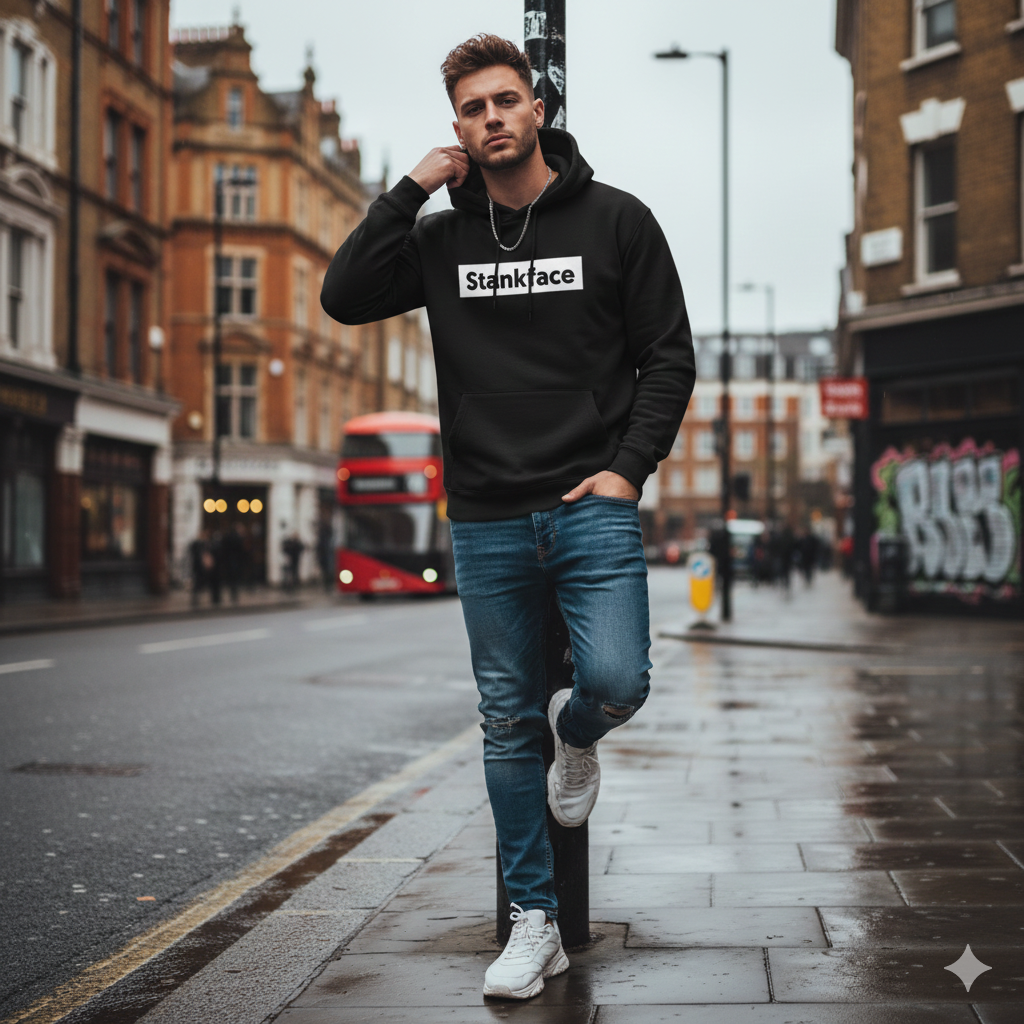 Stankface BLOCK Black Hoodie