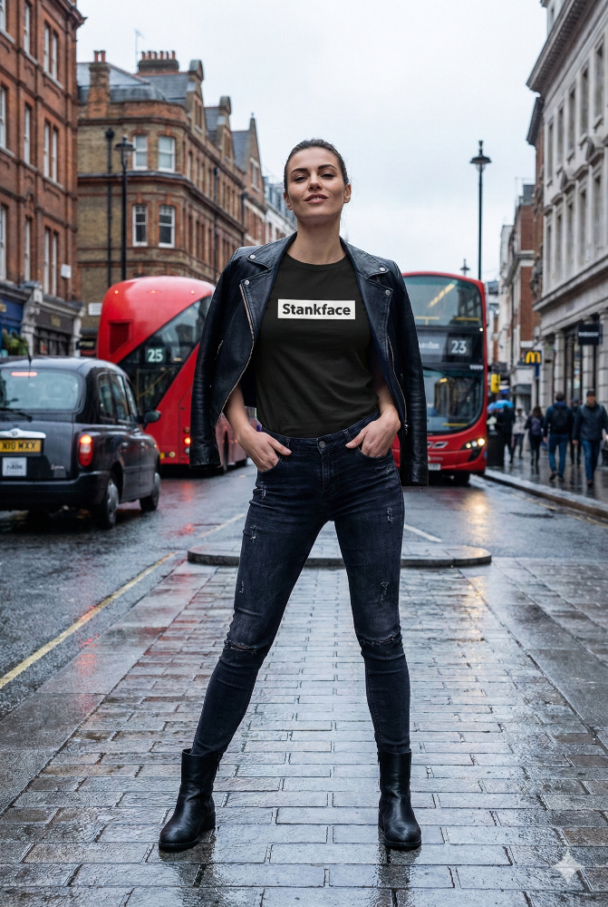 Stankface BLOCK Black Tee